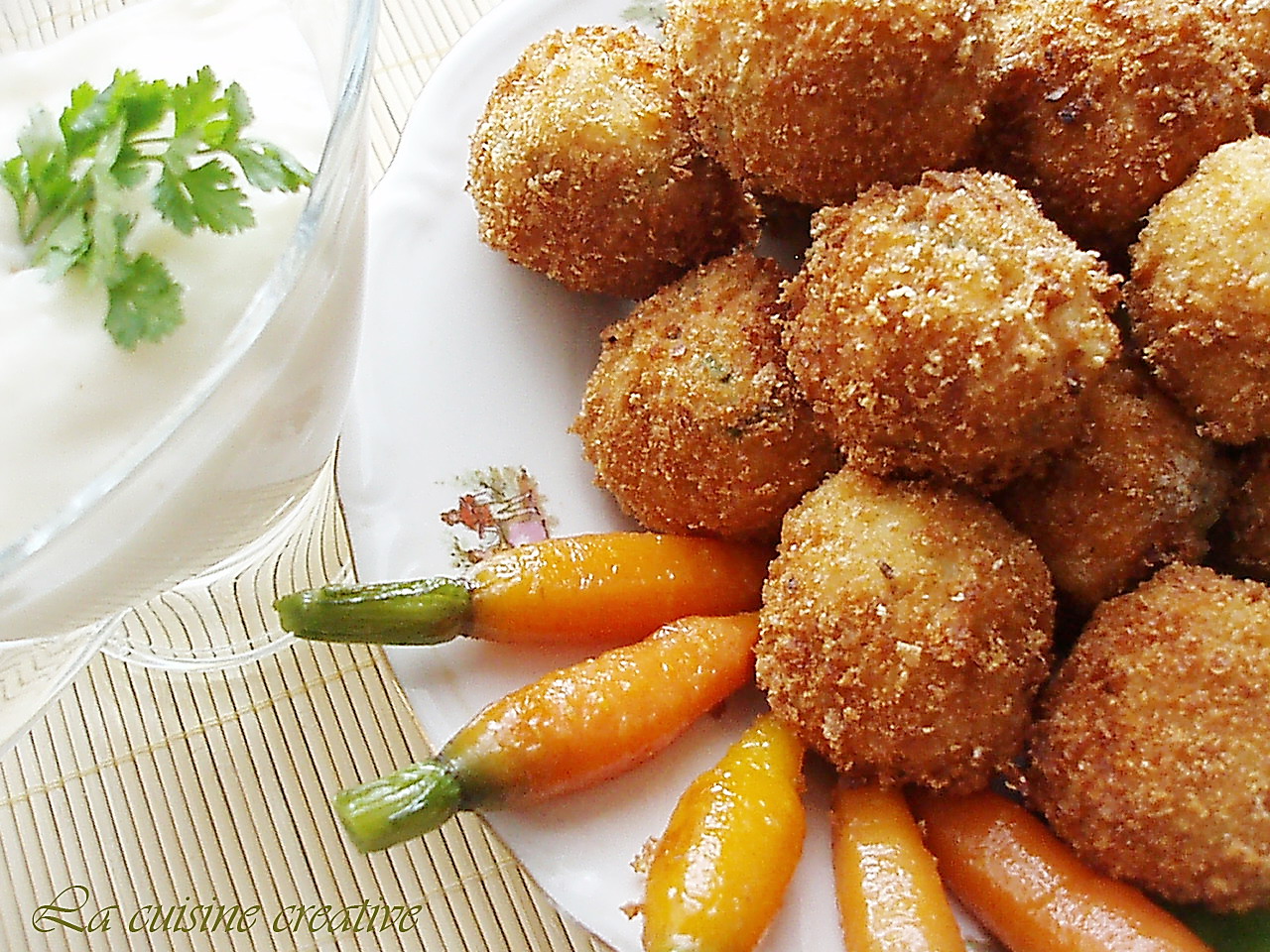 La cuisine creative Pile "croquette"