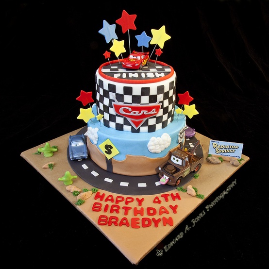 52 Week Pinterest Challenge: Cars themed Cake