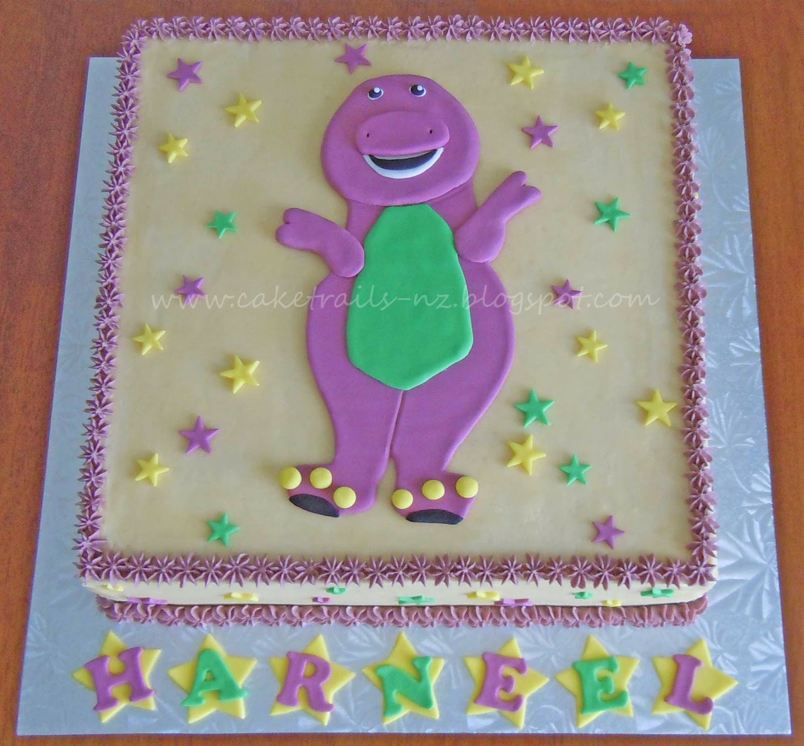 Barney Fondant Cake Topper Barney Fondant Cake Topper