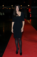 Monica Bellucci in a black dress on the red carpet
