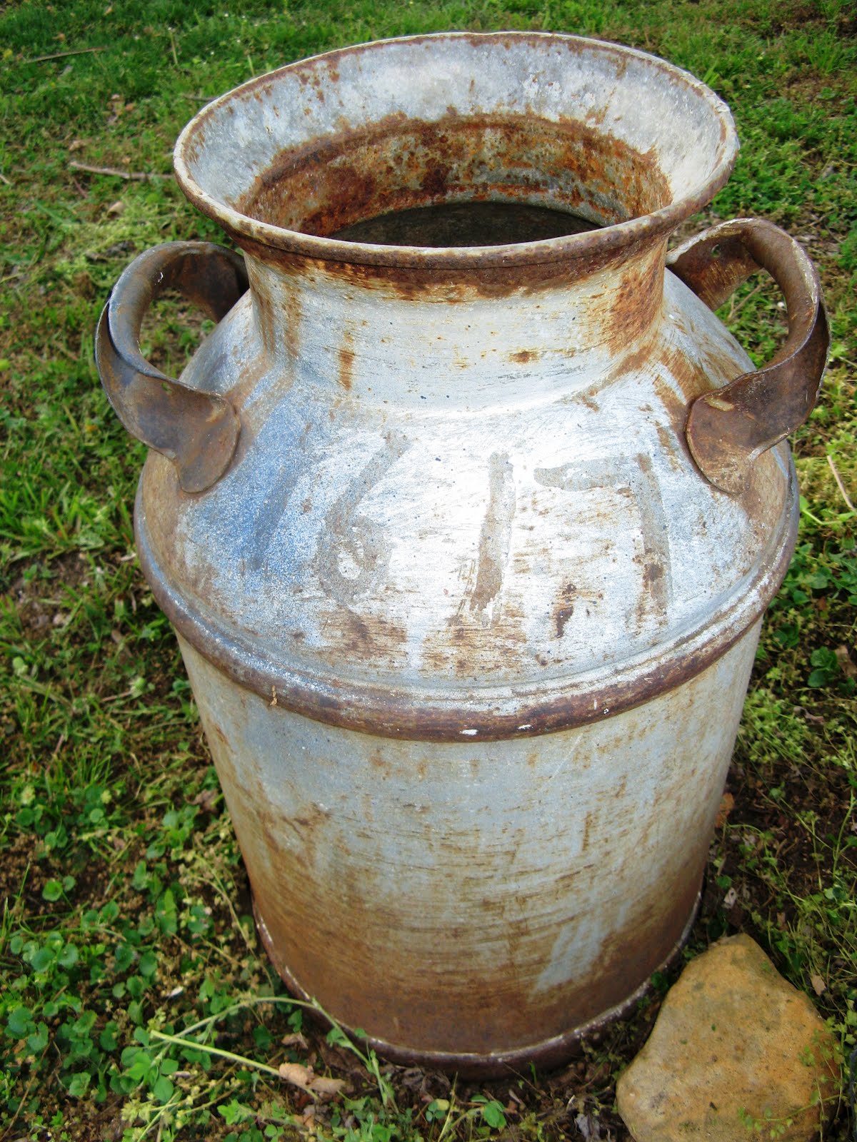 The Napping Quilter Antique Milk Cans
