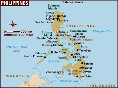 Philippines Map Regional Political