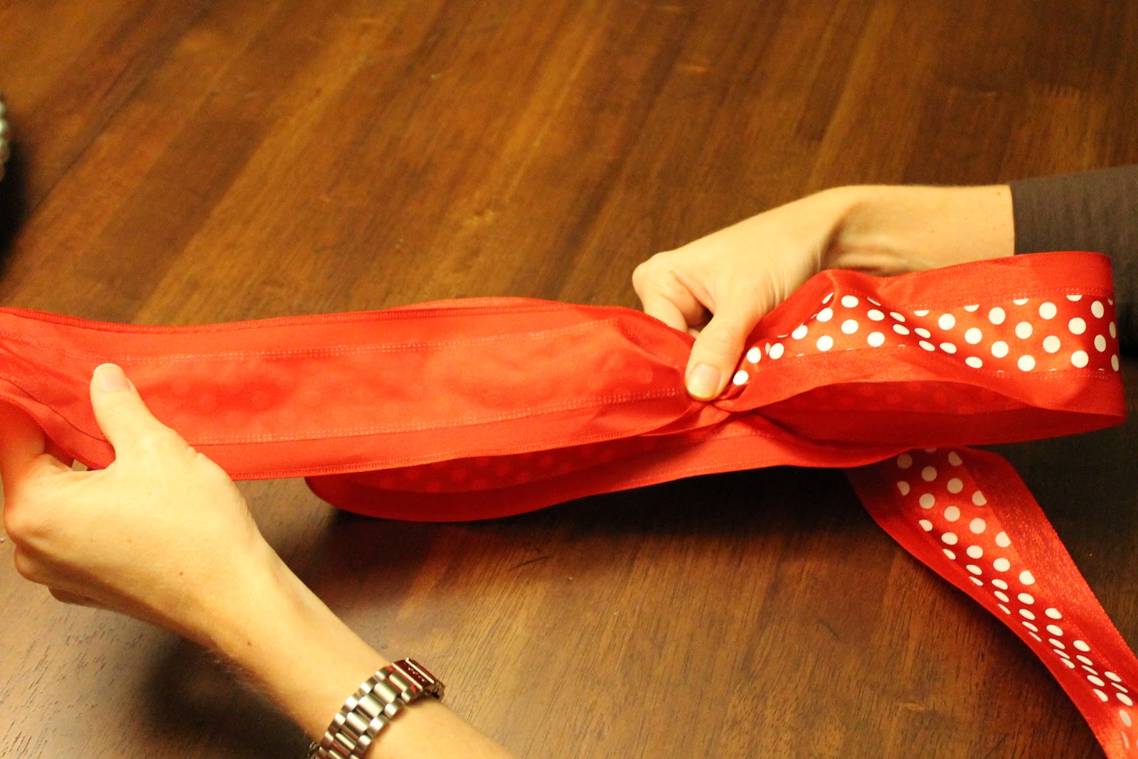 Burlap With Lace Christmas Tree Bow Topper Tutorial