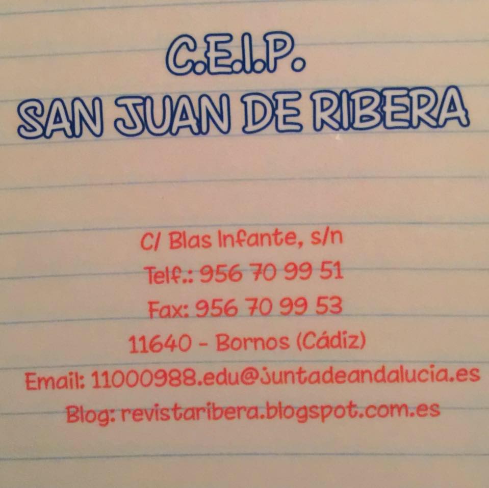 Facebook del CEIP San Juan de Ribera