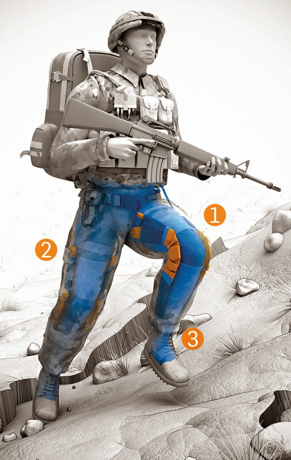 Lighter Armor and Exosuit Soldier Technology