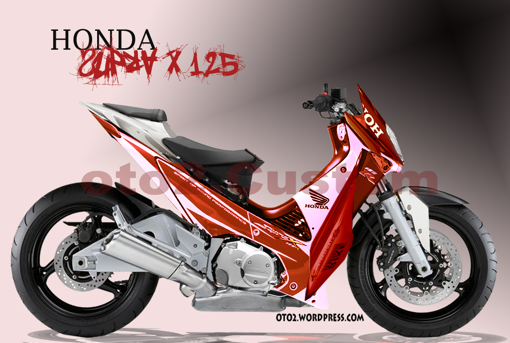 Contoh Modifikasi Honda Supra X 125 title=