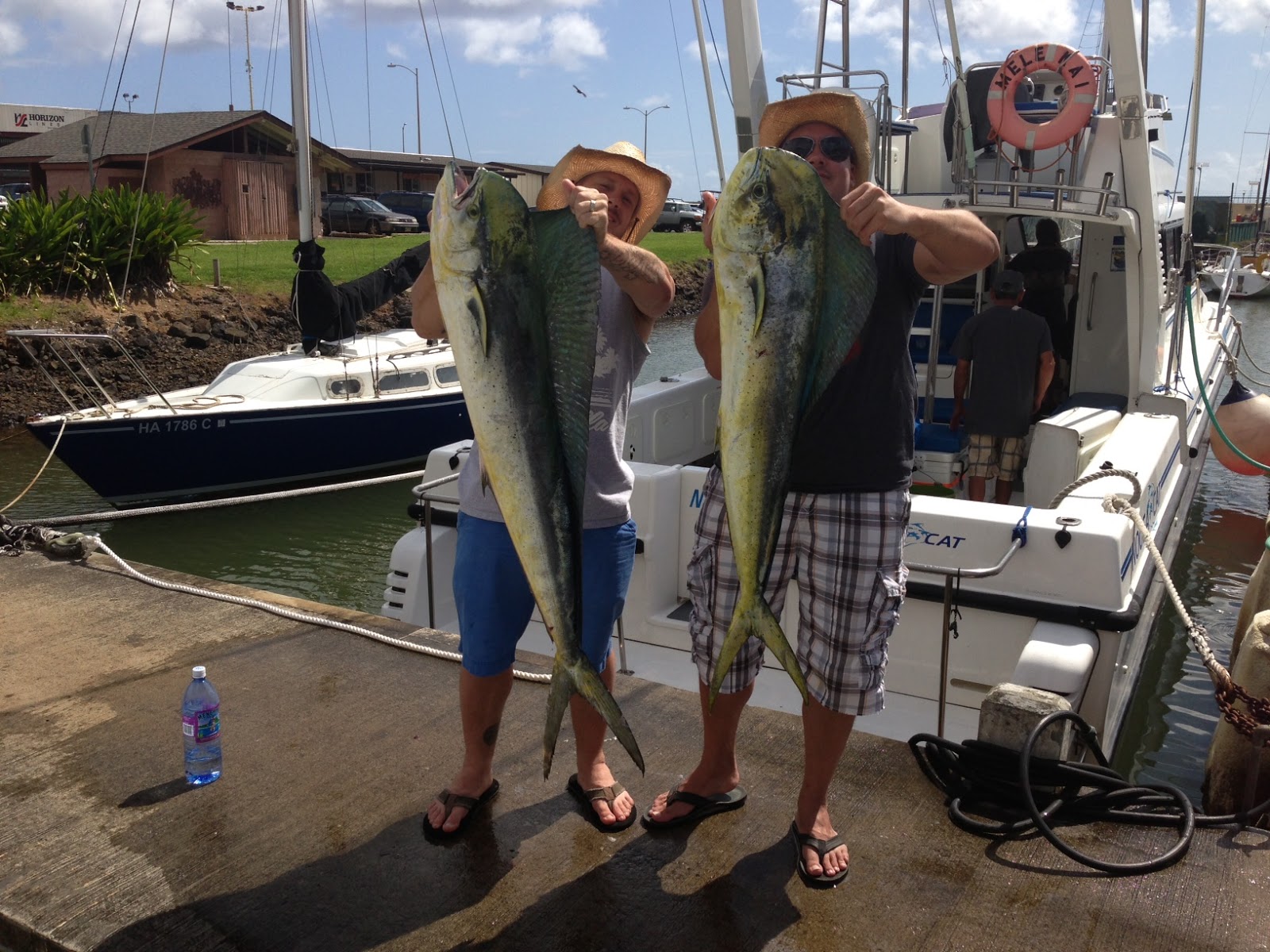 Clure Fishing Chaters Kauai Hawaii Dolphin fish Hawaii