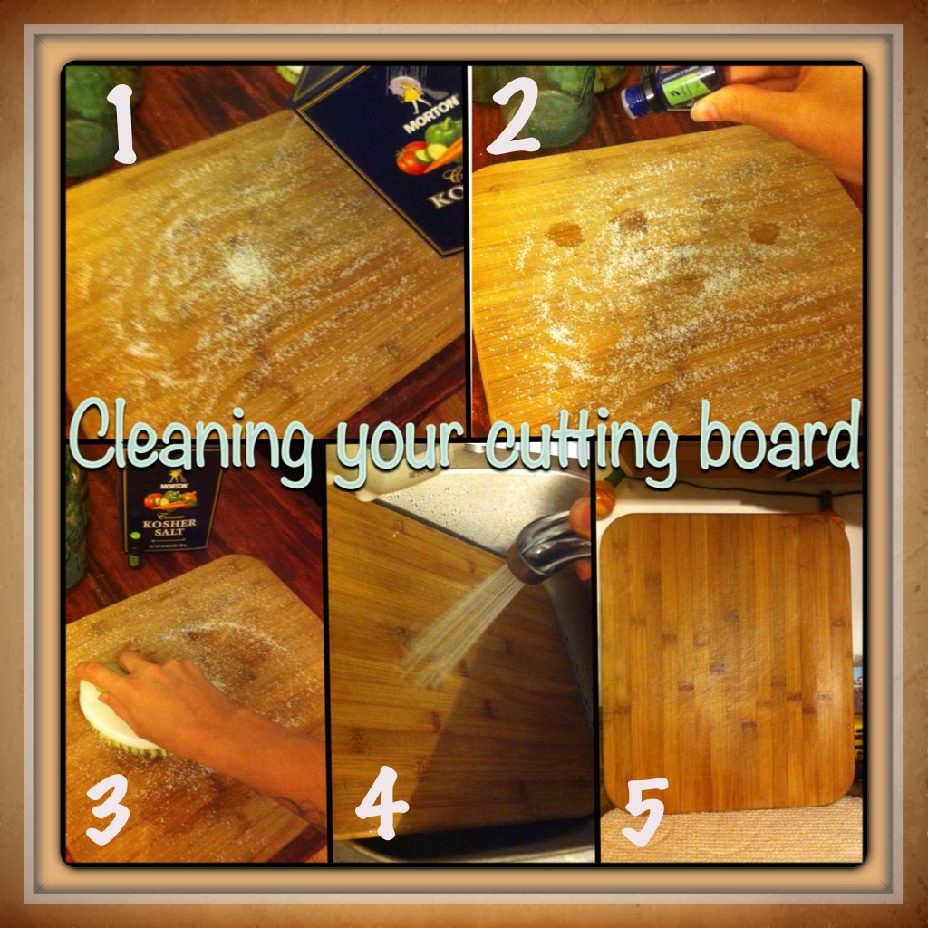 Nurturing with Nature Cleaning your cutting board!