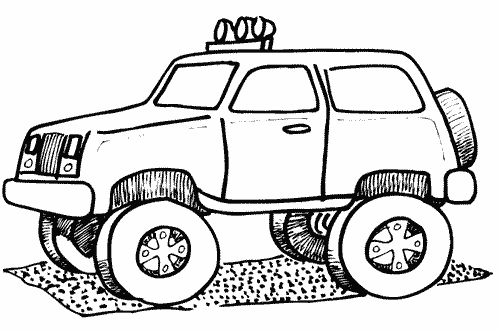 Monster Truck Coloring Pages | Team colors