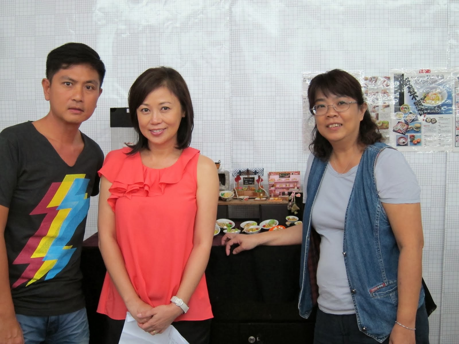 MediaCrop Actress Xiang Yun & actor Chew Chor Meng at My Miniatureworkshop