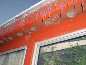 Icicles after one of our blizzards