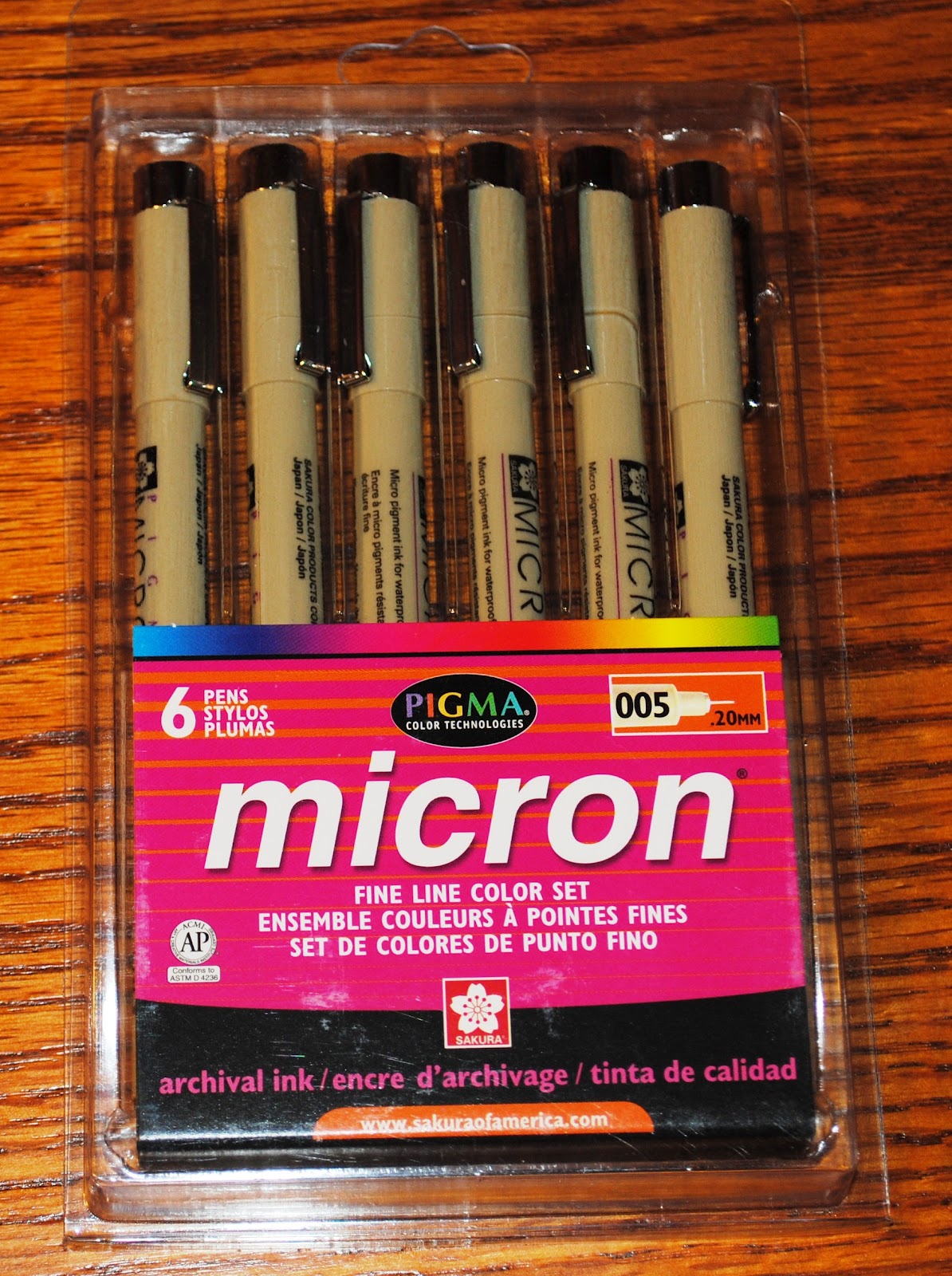  Pigma Micron 6 Fineliners : Everything Else