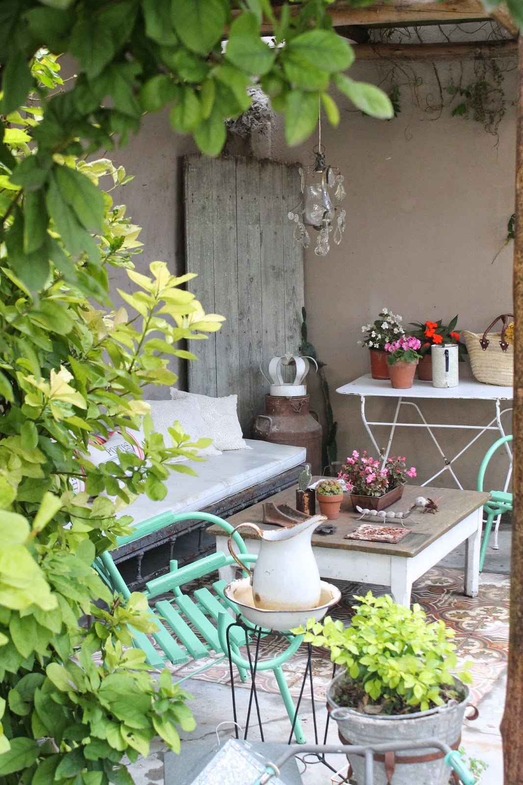 Pérgola + glicinas / Deco Marce