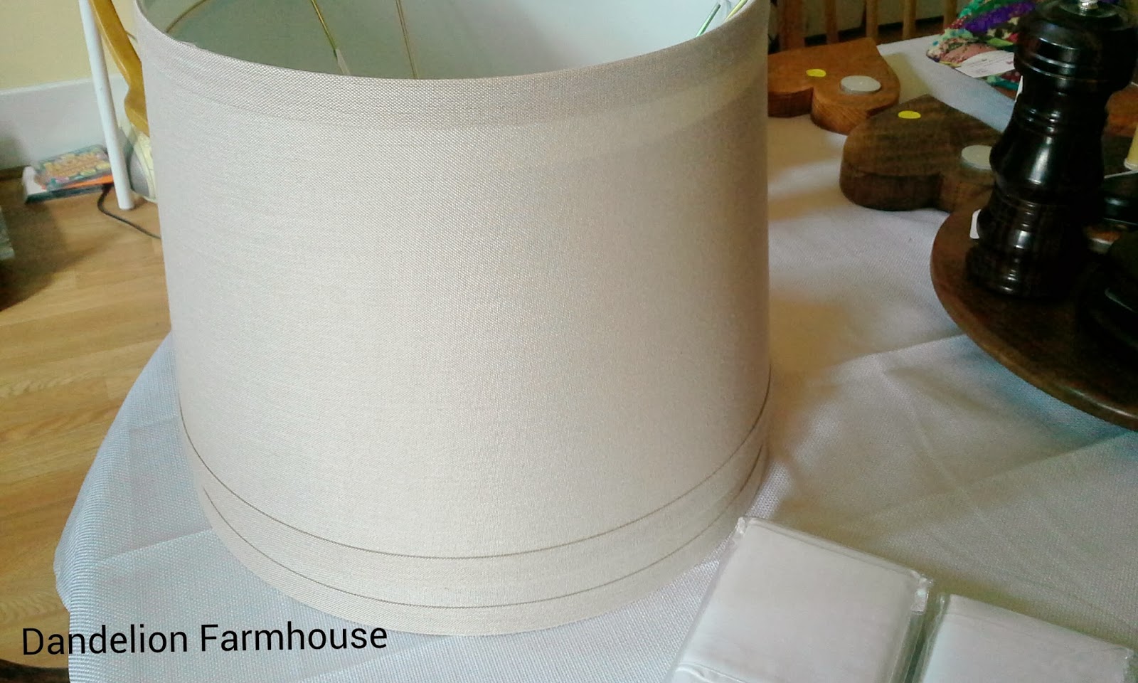Dandelion Farmhouse Pretty DIY Lamp Shades