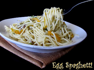 Egg spaghetti
