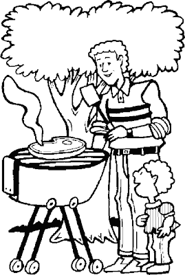 Fathers Coloring Pages on Cooking In The Father Day Coloring Pages