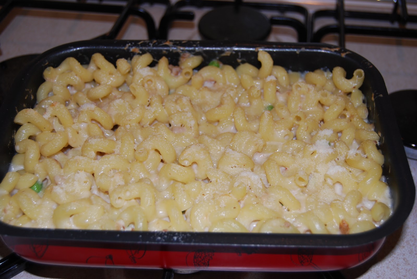 Softina In Cucina Pasta con besciamella tonno e piselli