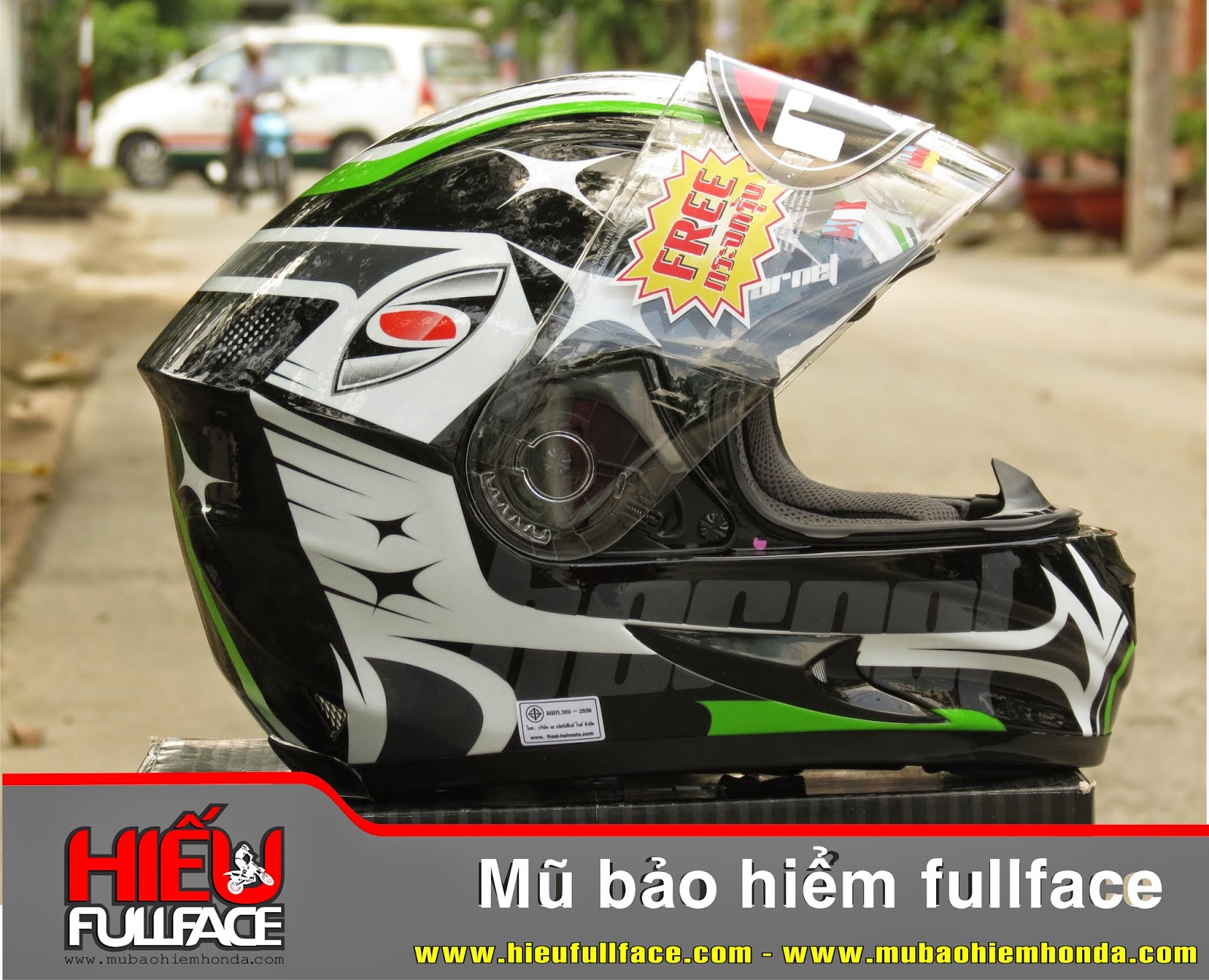 Chuyên bán nón bảo hiểm full face cho anh em có nhu cầu - 2