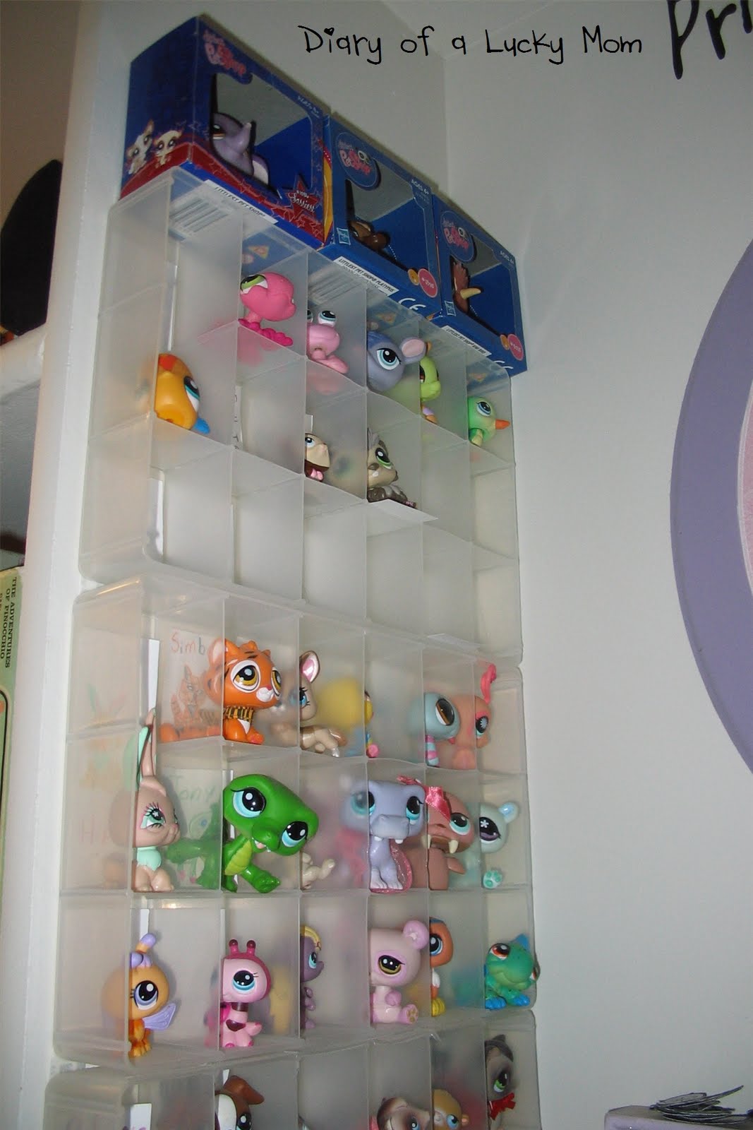 Diary of a Lucky Mom Littlest Pet Shop Storage