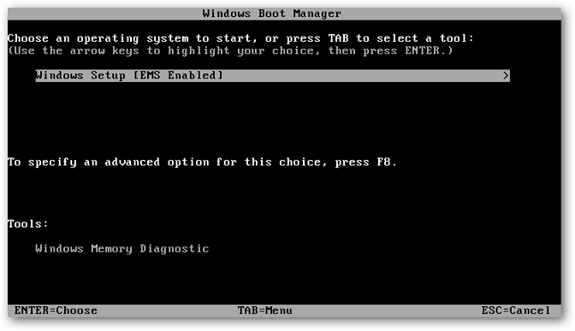 RE: Brak windows setup po kliknięciu F9