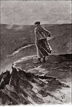 I found the black tor upon which I had seen the solitary watcher, and from its craggy summit I looked out myself across the melancholy downs.