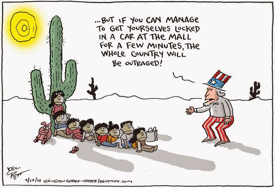 Uncle Sam to children fleeing violence in Central America:  