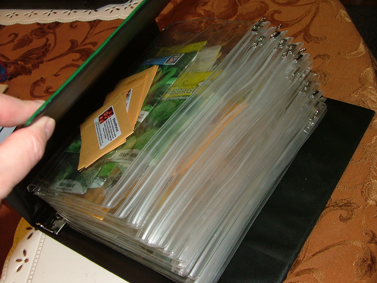 Plant . .Tend . . Grow Seed Storage Idea