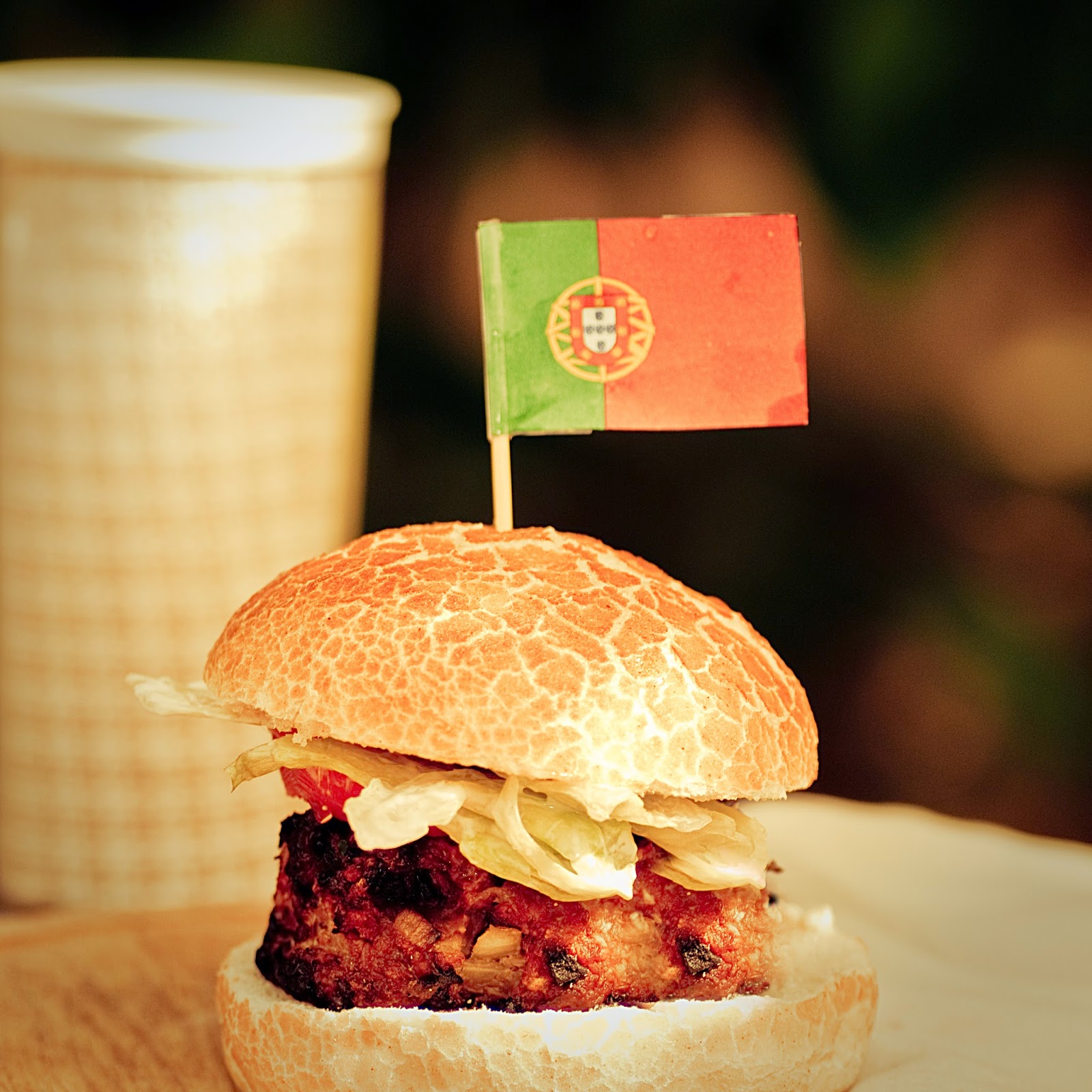 JustAnnieQPR Portuguese Piri Piri Pork Burger with Aioli