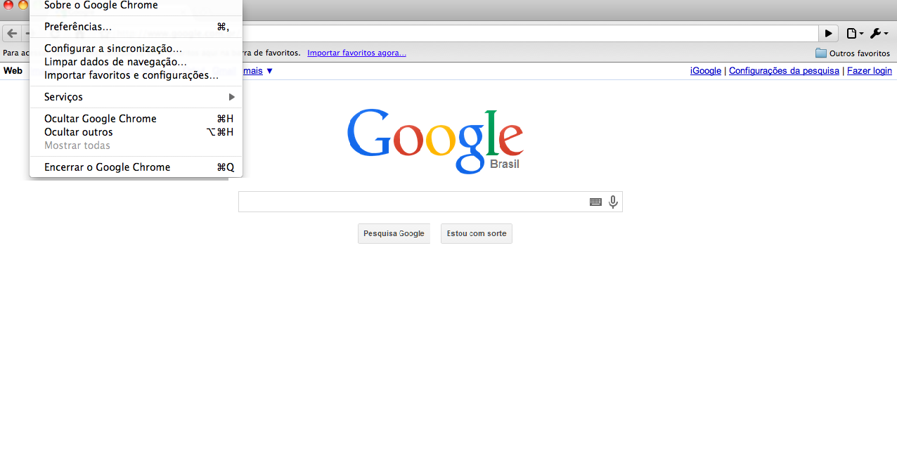 Deixar o Google Chrome em Português (ptBR) no Mac OS Readtech