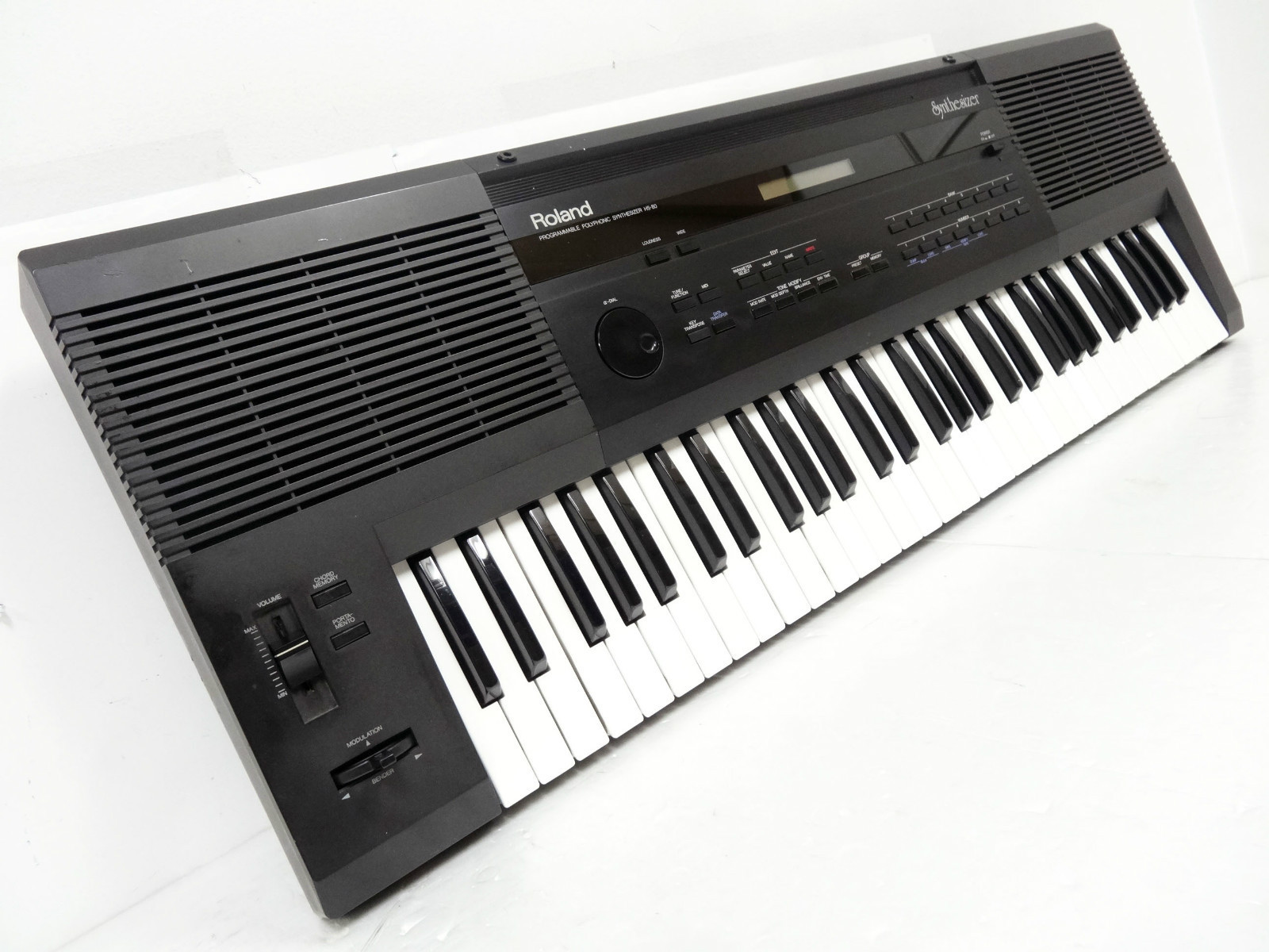 MATRIXSYNTH ROLAND HS80 Synth Plus Synthesizer (alpha juno2 with speakers!) SN Z963596