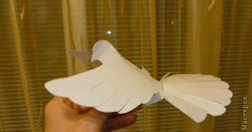 DIY Paper Dove - The Idea King
