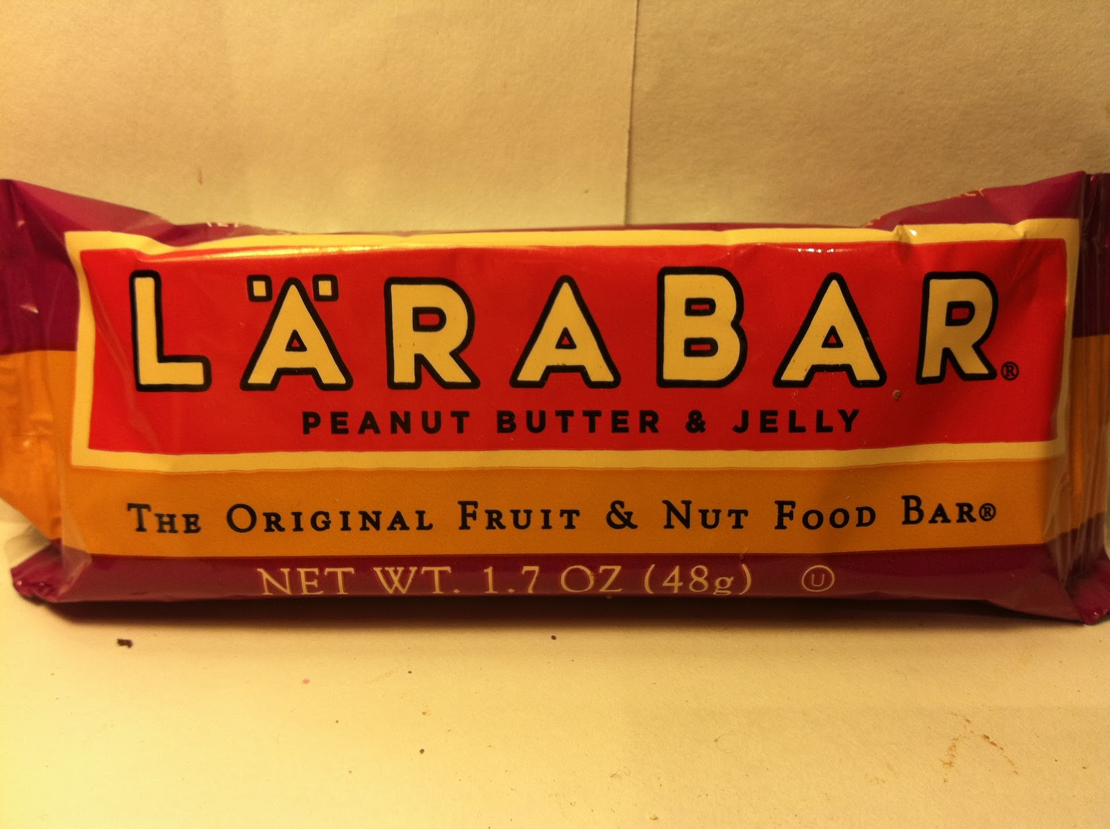 Crazy Food Dude Review Larabar Peanut Butter & Jelly Food Bar