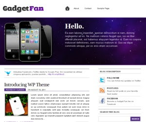 Gadget Fan WordPress Theme