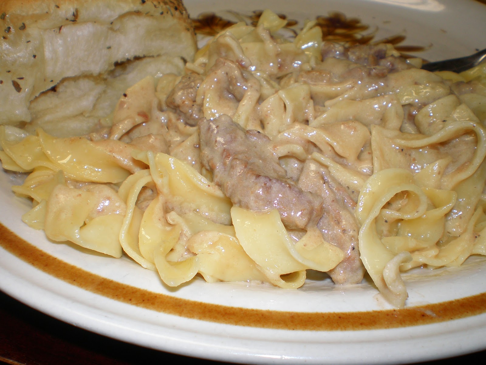 Kandy's Kitchen Kreations Slow Cooker Beef Stroganoff with Buttered