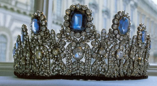 تيجان ملكية  امبراطورية فاخرة Diamond+sapphire+tiara+diadem