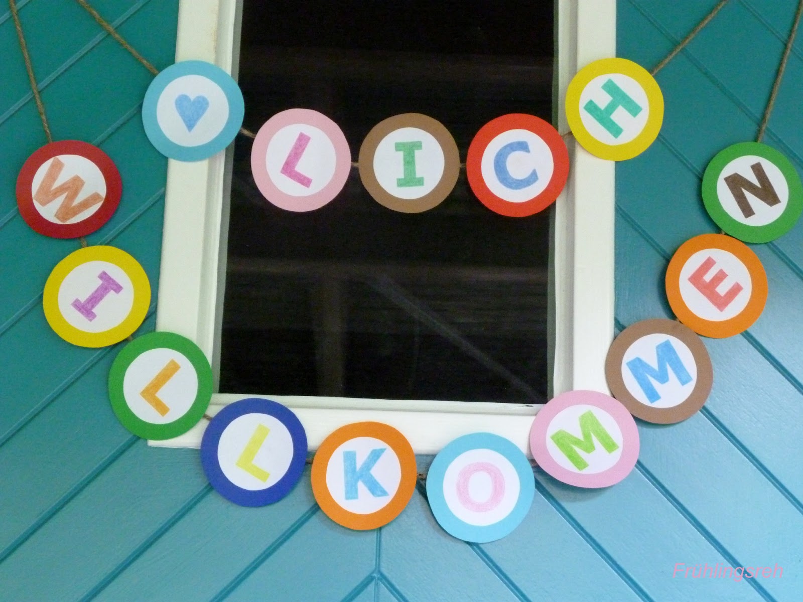 Fruhlingsreh Diy Willkommensgirlande Basteln