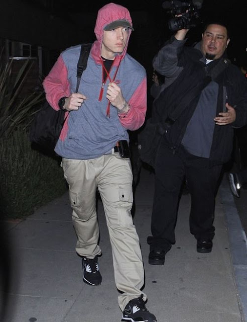 eminem wearing yeezys