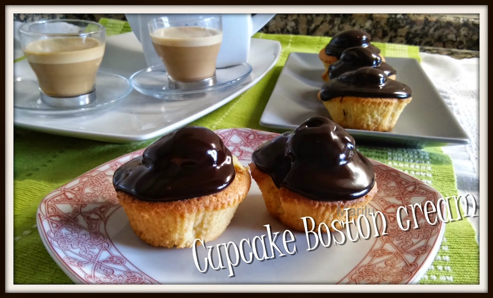 Cupcake Boston Cream
