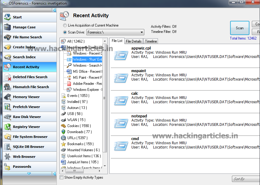 Forensics Investigation of Evidence RAW Image using OS ...