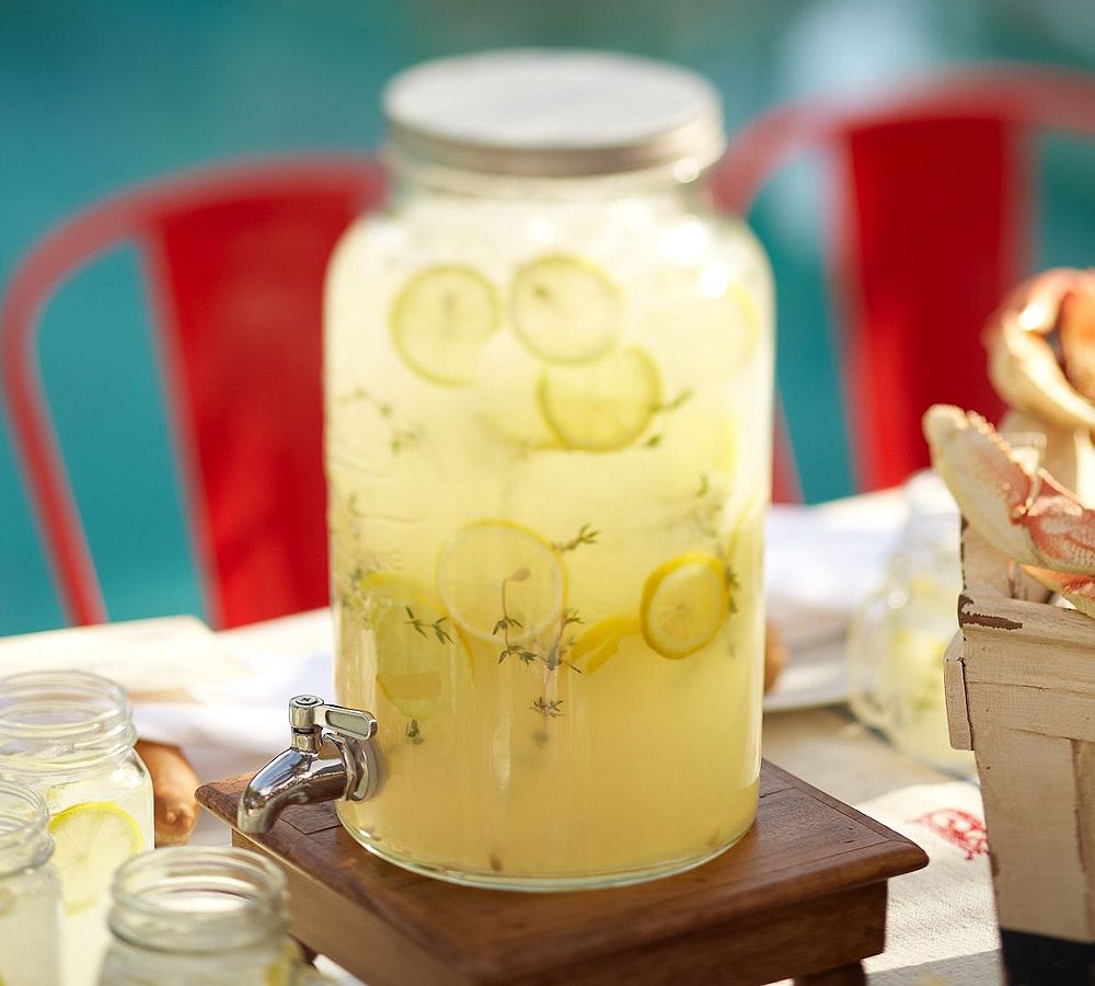 Pottery Barn Mason Jar Drink Dispenser copycatchic