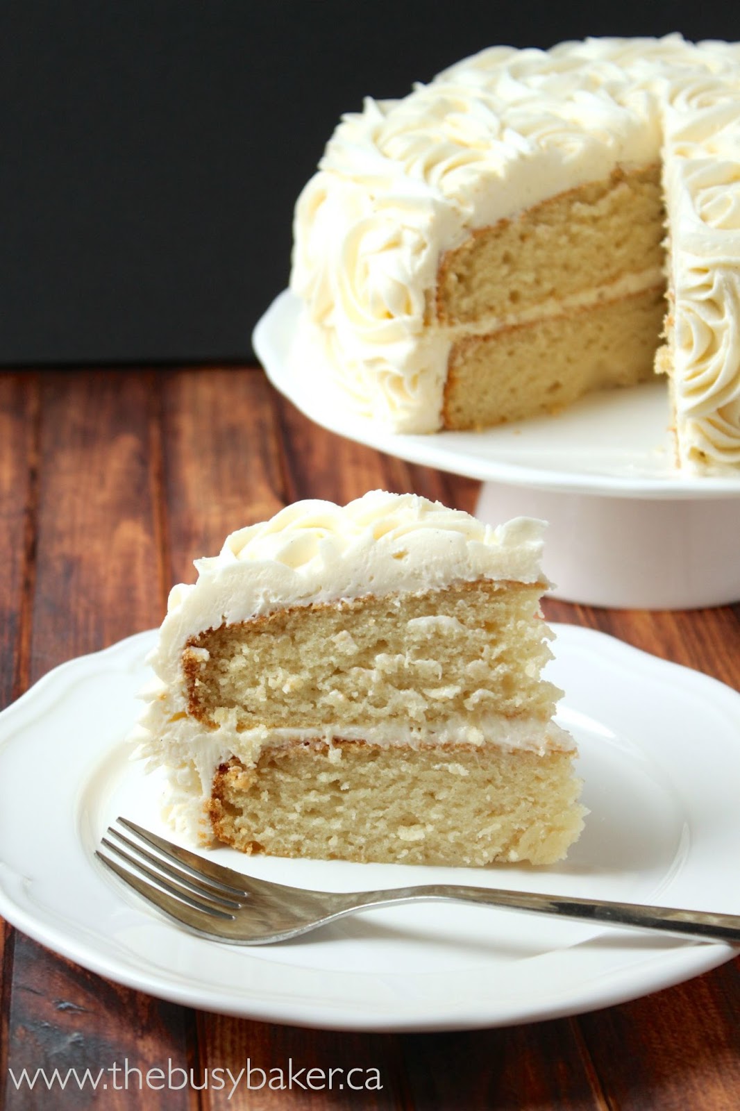 Vanilla Bean Birthday Cake Recipe The Busy Baker