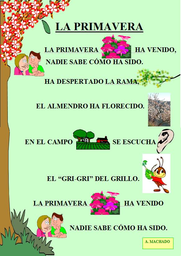 Poemas Para Ninos De La Primavera Poemas Para Ninos De La Primavera