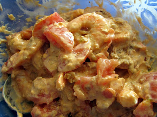 Ensalada De Tomate Y Langostinos
