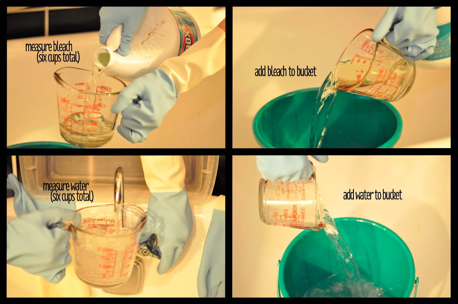 Bleached Denim Potpourri Approach