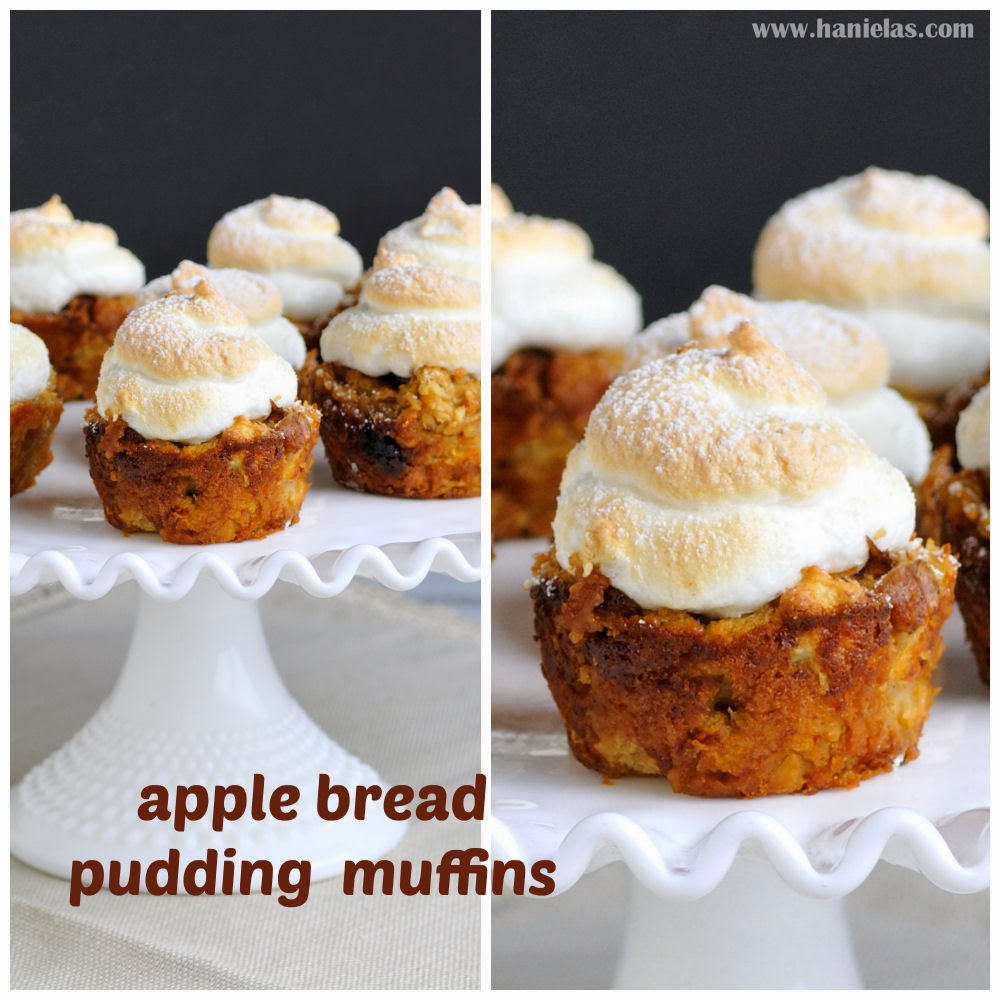 Haniela's Apple Bread Pudding Muffins