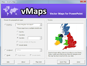 Selecting County level UK & Ireland Map (UK & Ireland are also available . vmaps main uk ireland counties