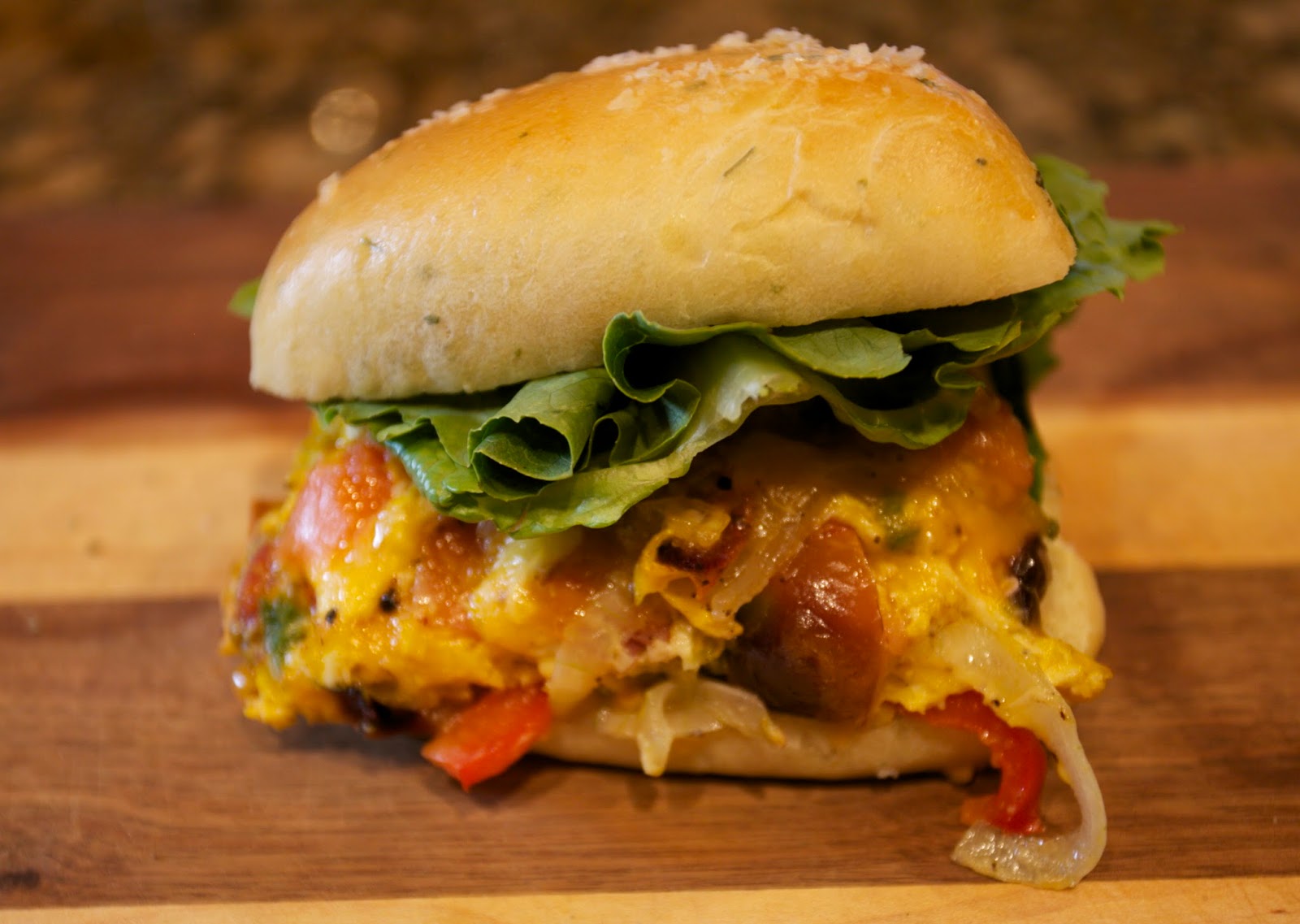 Denver Omelet Sandwich