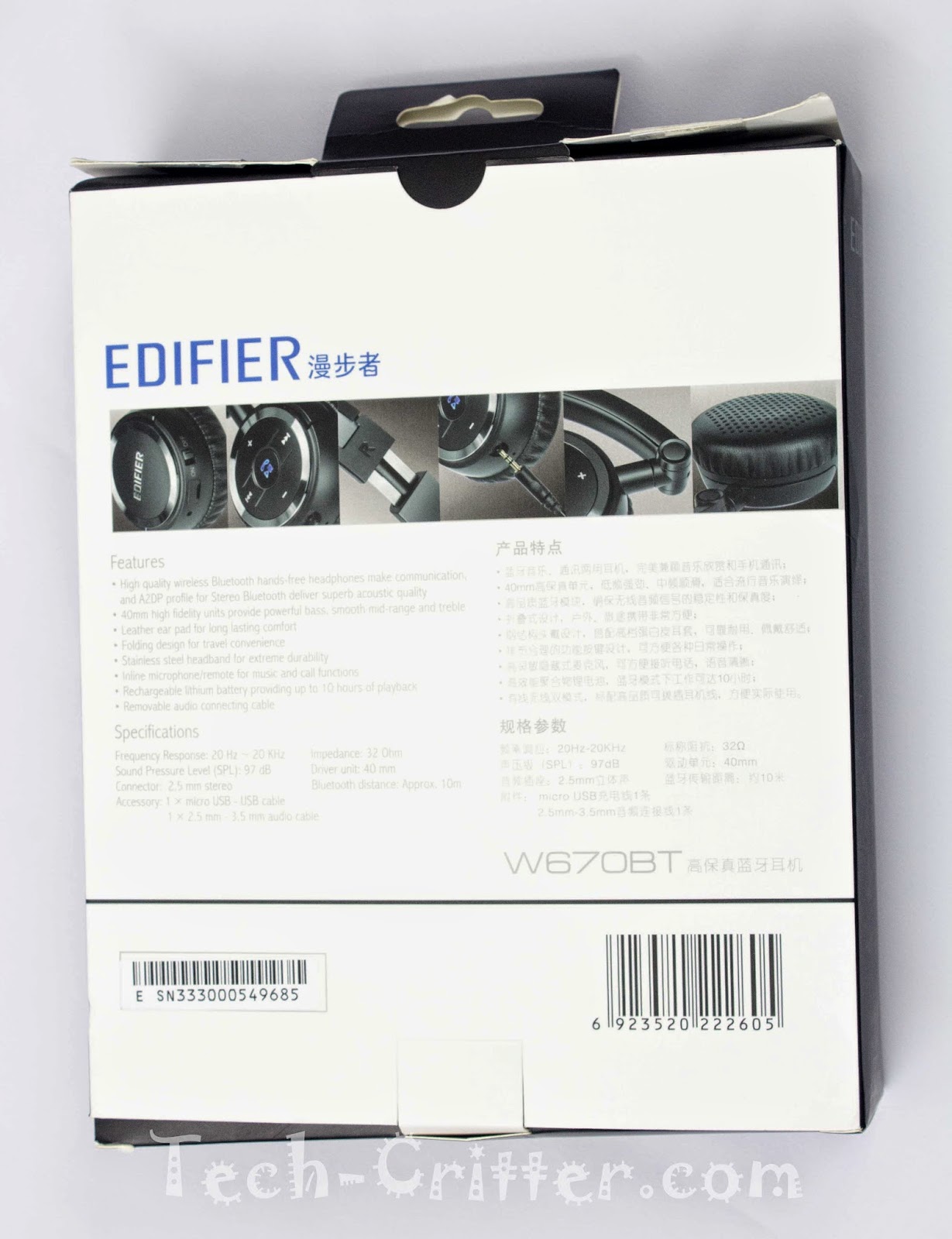 Unboxing & Review: Edifier W670BT Stereo Bluetooth Headset 8