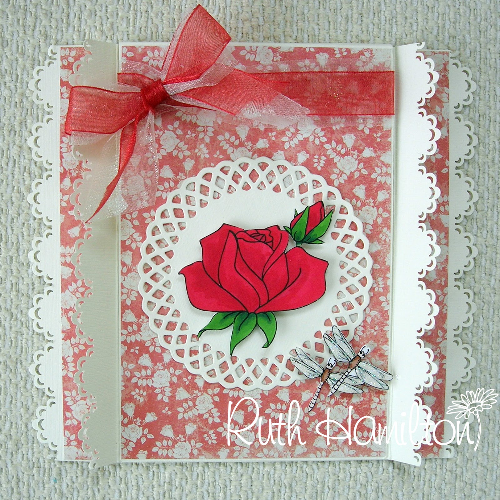 A passion for cards rose card A passion for cards rose card