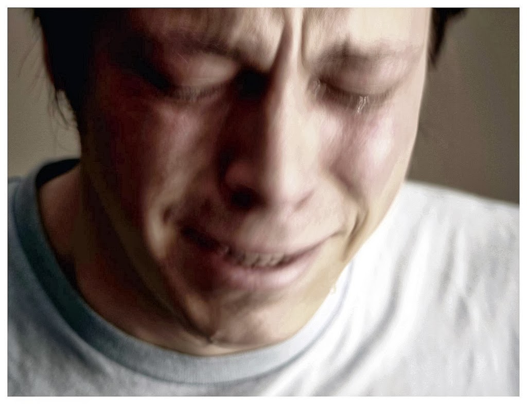 Man Having Breakdown Anxiety Breakdown Man Crying